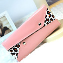 Women's Fashion Leopard Pattern Rivet Wallet