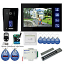 7 "Panneau Video System Door Phone Touch avec serrure magnétique + RFID télécommandes