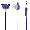 Bear Head In-Ear-Ohrhörer (Blue, 3.5mm) Styled