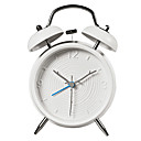 Bianco annuo Anello del metallo di disegno Alarm Clock