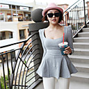 Scoop Neck Top donna con peplo