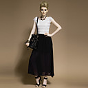 Women's Lace Chiffon Maxi Dress