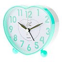 3.5 "Heart Shaped Analog Desktop Alarm Clock (colore casuale, 1xAA)