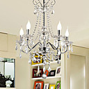 200W Crystal Chandelier de lujo moderna con 5 luces en Vela Característica