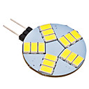 G4 4W 15x5630SMD 320-350LM 6000-6500K Natural White LED Bulb Pontual (AC 12V)