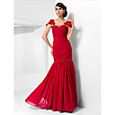 Trumpet/Mermaid Sweetheart Floor-length Chiffon Evening Dress