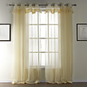(Dois painéis) clássicos jacquard xadrez cortinas