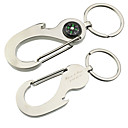 Personalized Compass Key Ring (Set of 6)