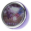 1 "Mini analogico al quarzo orologio desktop (Viola, 1xButton batteria)