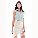 I-DOU organza jupe moulante