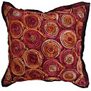 3D Floral Design Polyester Decorative Pillow Cover