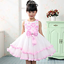 Pretty Sleeveless Tulle Wedding/Evening Flower Girl Dress