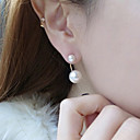 Simples moda pérola Stud da Mulher