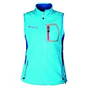 Mode Zipper Fleece Vest de femmes (bleu)