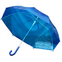 108cm Big Surface Transparante PVC paraplu met verchroomd Stand (gesloten lengte: 86cm)