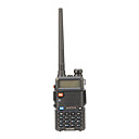 El BAOFENG walkie-talkie UV-5R (Capacidad de canal 128 Espaciamiento de canal 2.5/5/6.25/10/12.5/20/25KHz, operado Voltaje 7.4V)
