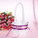Elegante cesta de la flor de raso Bowkont (más colores)