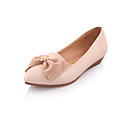 Top Quality PU Flat Heel Pointy Toe Sandals With Bowknot Party / Evening Shoes(More Colors)