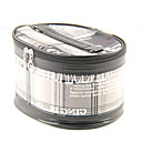 1PCS Cosmetic Makeup Pouch Portable Case Bag with Mirrors Black&white Stripe Letters