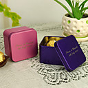 Personalized cuboide Favor Tin - set di 12 (piu colori)