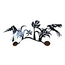 1 Pair Paper-Cut Art Handmade False Eyelash Black Garish NO.14
