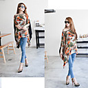 Women's Plus Size Tie Dye Blouse