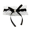 Delicate satijn met bowknot huwelijk Kouseband