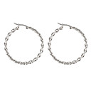 Circular Spiral Stainless Steel Earring