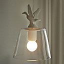 Luz pendiente artística 60W con pantalla de vidrio de alta transparencia en Bird Feature