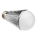 E27 7W 630LM 3000-3500K chaud Ampoule LED White Ball (85-265V)