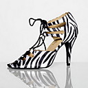 Customized Women's T-Strap Satin Latin / Ballroom Dance Shoes