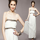 Alças de Mulheres Shirred Vestido Maxi