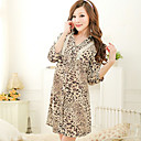 Sexy Stylish Leopard print Comfortable Chemises & Gowns