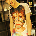 Men's Casual Funny Kid Print Short T-shirt