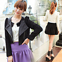 Women's Zipped Splicing Jacket