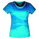 Modische Frauen Rundhals T-Shirt (blau)
