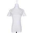 Short Sleeve Lace Evening/Casual Wrap/Jacket