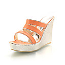 Stylish Leatherette Wedge Heel Sandals Party / Evening Shoes(More Colors)