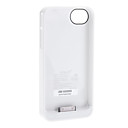 Aluminum Super Slim External Battery Case for iPhone 4/4S (1500mAh, 5V 1A)