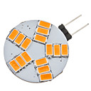 G4 4W 15x5630SMD 330-360LM 3000-3500K calientan la luz blanca LED del bulbo del punto (AC 12V)