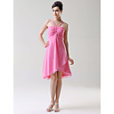 Empire Spaghetti Straps Knee-length Chiffon Bridesmaid/Wedding Party/Homecoming Dress