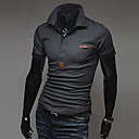 Männer Schulterpolster Kurzarm Shirt POLO