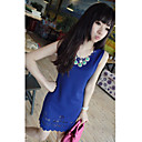 Vestido ajustado Cutwork Mujeres
