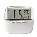 La energía solar de escritorio de la alarma del reloj