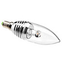 E14 3W 180-210LM 3000-3500K Warm White Light LED Candle Bulb (220V)
