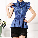 MENGBARTER Silk Cut fuera Blusa