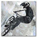 Kunst auf Leinwand gedruckt Menschen Twist and Shout i durch Karen Williams mit gestreckten Rahmen
