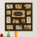 Conjunto de 12 Amor de Família de madeira Moldura