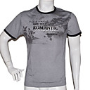 Männer Runde Print Short POLO Hemd