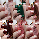 Round Bottle Paint Light Nail Lacquer Set(15ML*6)